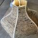 Hanging lamp in cork 80