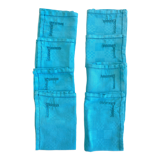 Set of 8 old-day Celadon Venice napkins - cotton - 40x44 cm