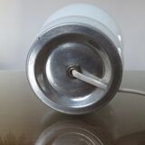 Mushroom lamp in white opaline 70s