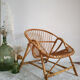 Adult chair shaped rattan basket
