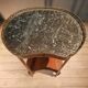 Louis XVI style marble top side table