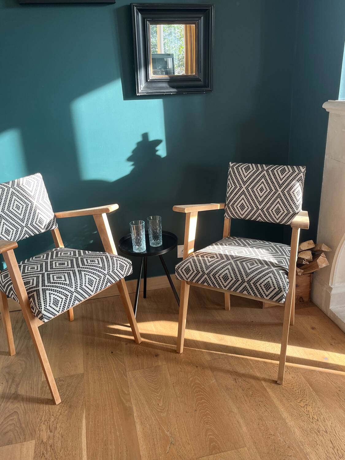 Pair of new Scandinavian armchairs
