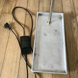Lampadaire en alu brossé pivotant années 70