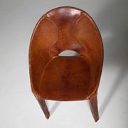 Set of four "Lira e Liuto" chairs by Mario Bellini for Cassina, Italy, 1980s.