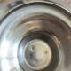 8 vintage 70s ice cream bowls, stainless steel, made in France