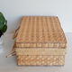 Rattan suitcase, wicker, vanity