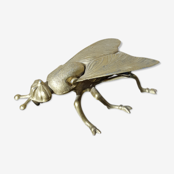 Brass fly ashtray