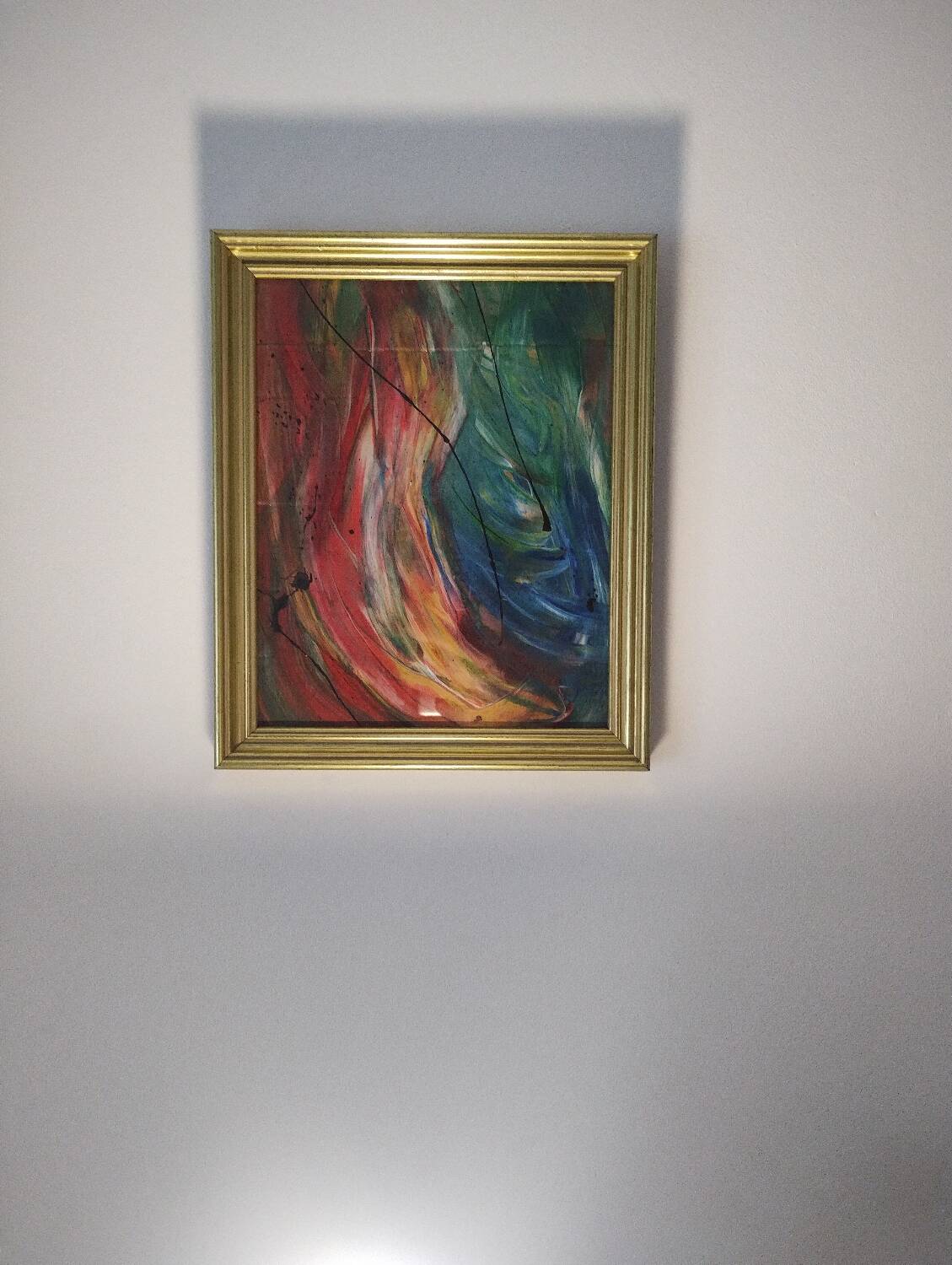 Small abstract painting