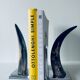 Pair of horn bookends