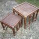 Tables gigognes en bambou et rotin