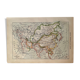 Lithographie et carte sur l'Asie de 1922