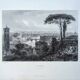 Gravure de Rome, 1841