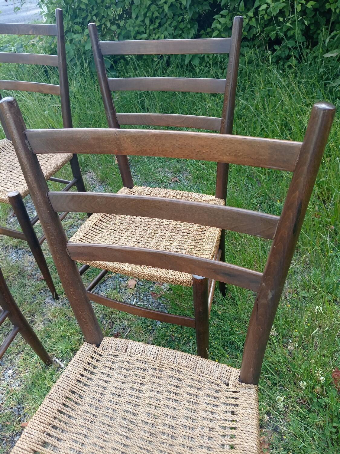 Vintage rope chairs