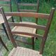 Chaises vintage corde
