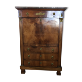 Napoleon III period secretary for wood and marble