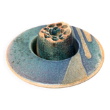 Postmodern vintage ceramic flower vase, 1980s