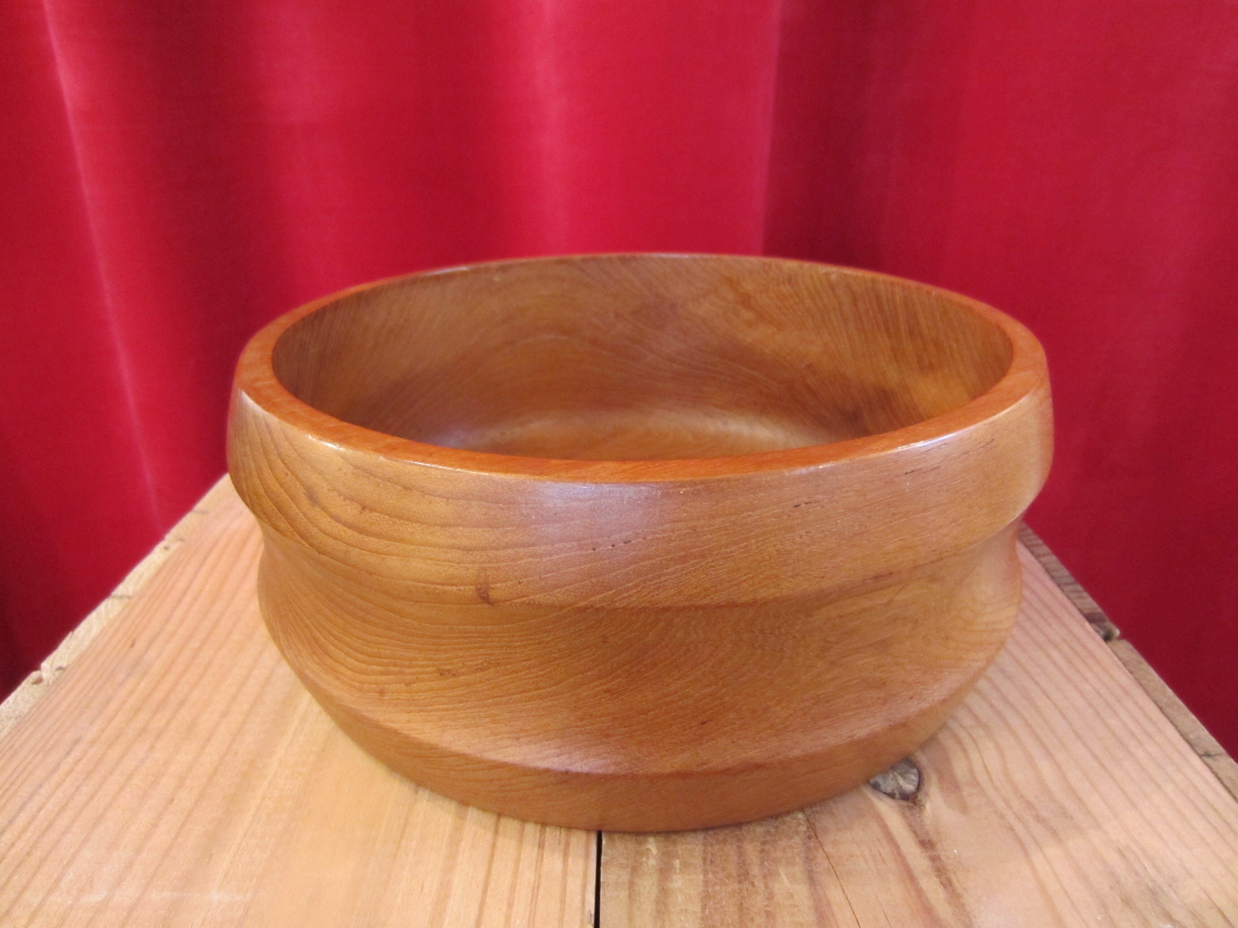 Scandinavian teak bowl 25 cm