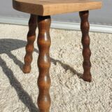 Set 2 decorative milking stools Nature