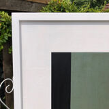 Set de 4 peintures abstraites