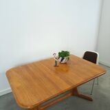XL Deense uitschuifbare teak eettafel