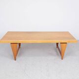 Table basse llum Wikkelsø en chêne modèle Ml 115 pour a/S Mikael Laursen, 1960s