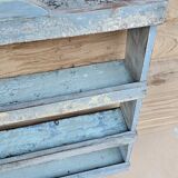 Burmese teak wall shelf