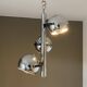 Eye Ball 3 globe pendant light. 1970. Space age.