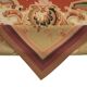 Handmade European Vintage Aubusson Kilim 275 cm x 364 cm