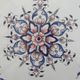decorative plate Rouen handmade signed Delarue