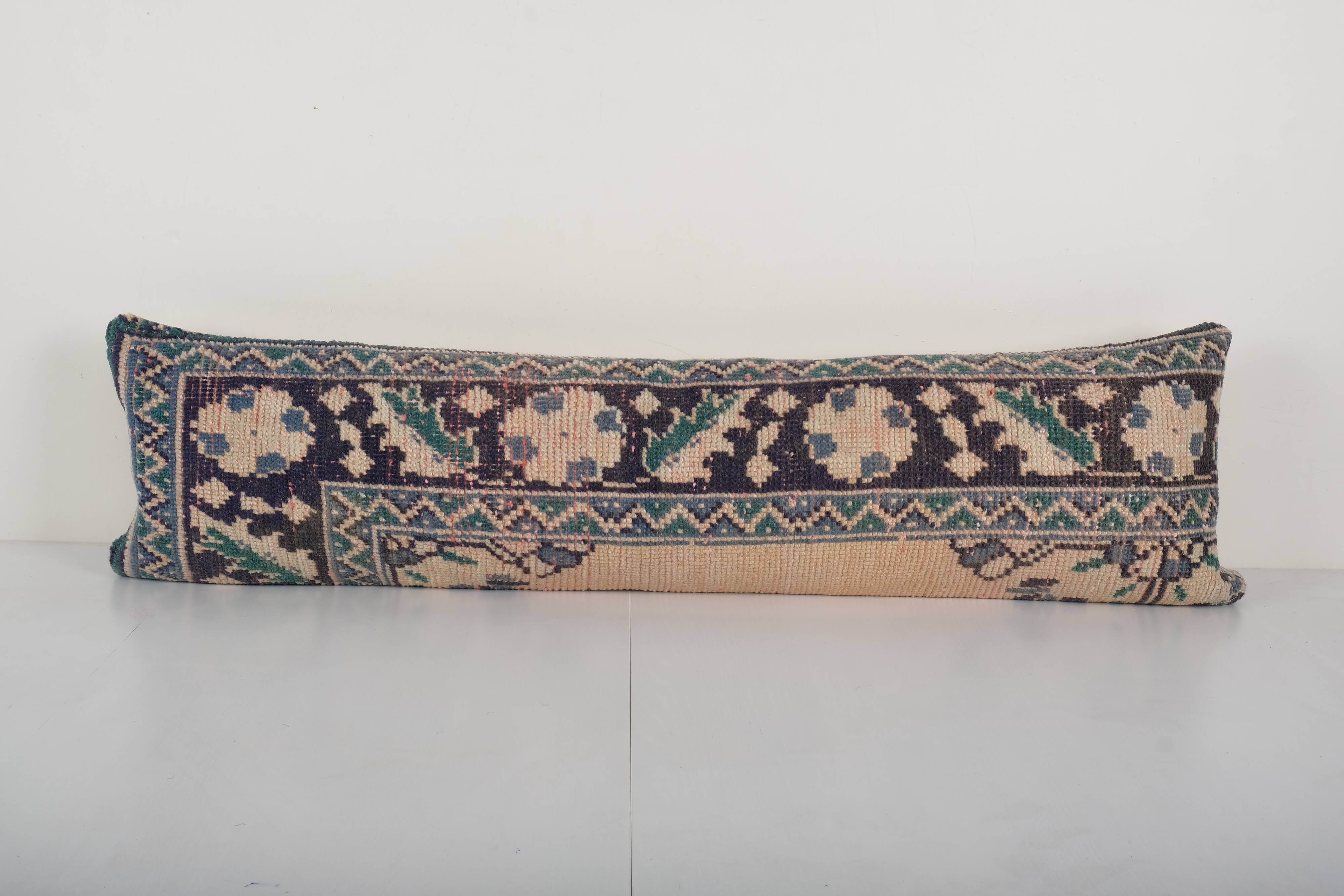 Oushak rug lumbar pillow
