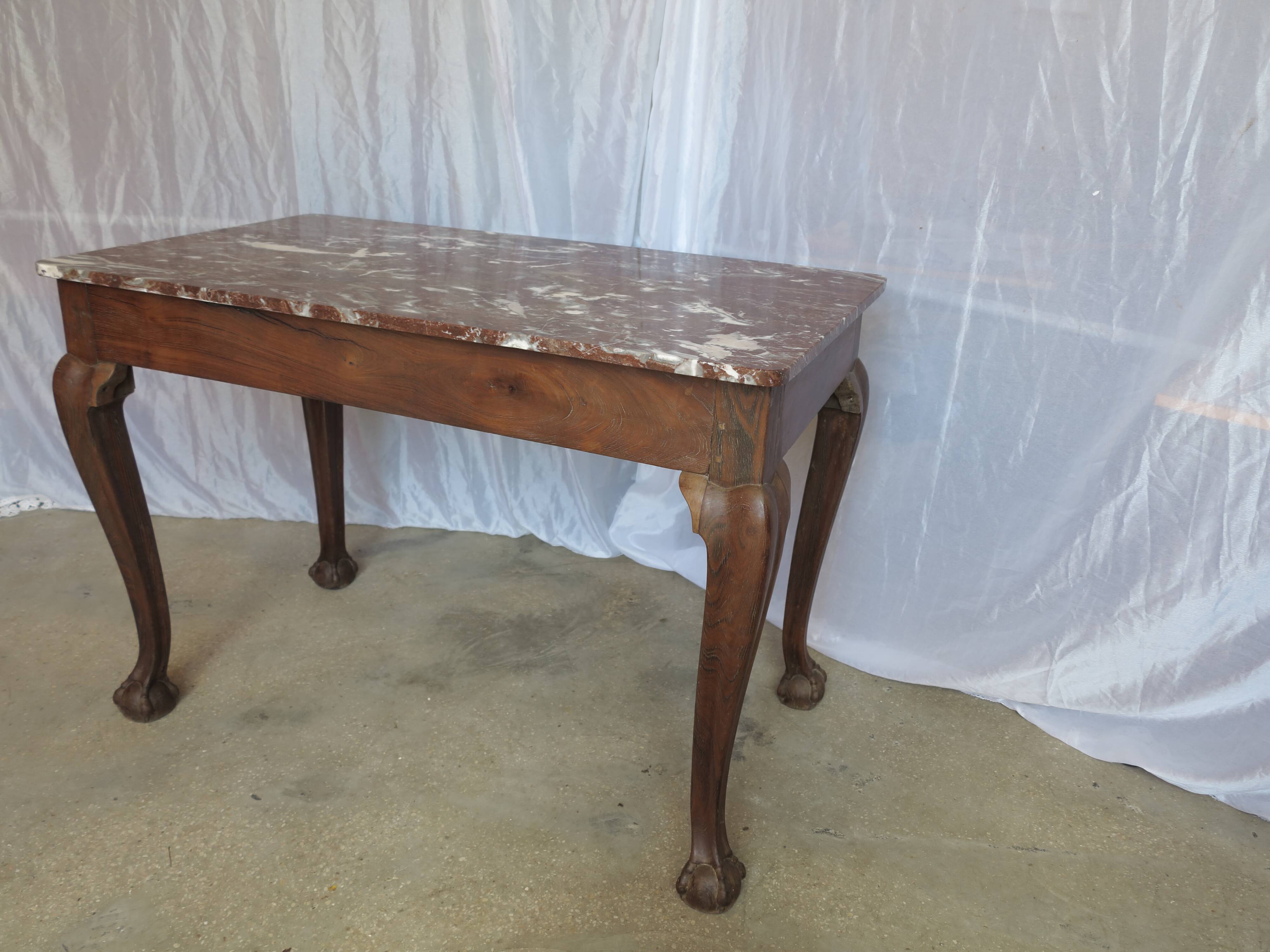 English Chippendale style game table