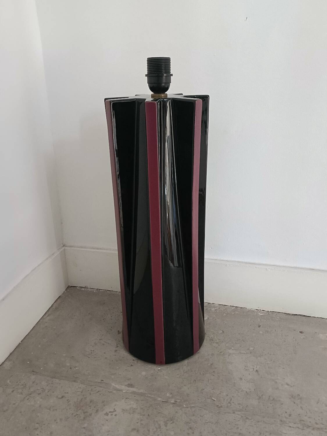 Kostka ceramic lamp base