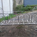 Old wrought iron bed for children