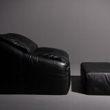 Armchair and Ottoman Cinna model Plumy made for Ligne Roset