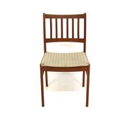 Set de 6 chaises scandinave en noyer, Suède, 1960