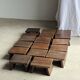 Small stool, auxiliary teak stool, Indonesian footrest H15