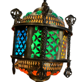 Lantern orientalist floor lamp