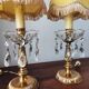 Paire de lampes classique vintage 1950