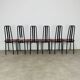 6 chairs by Giorgio Cattelan for Cidue Italy, postmodern, 1980s