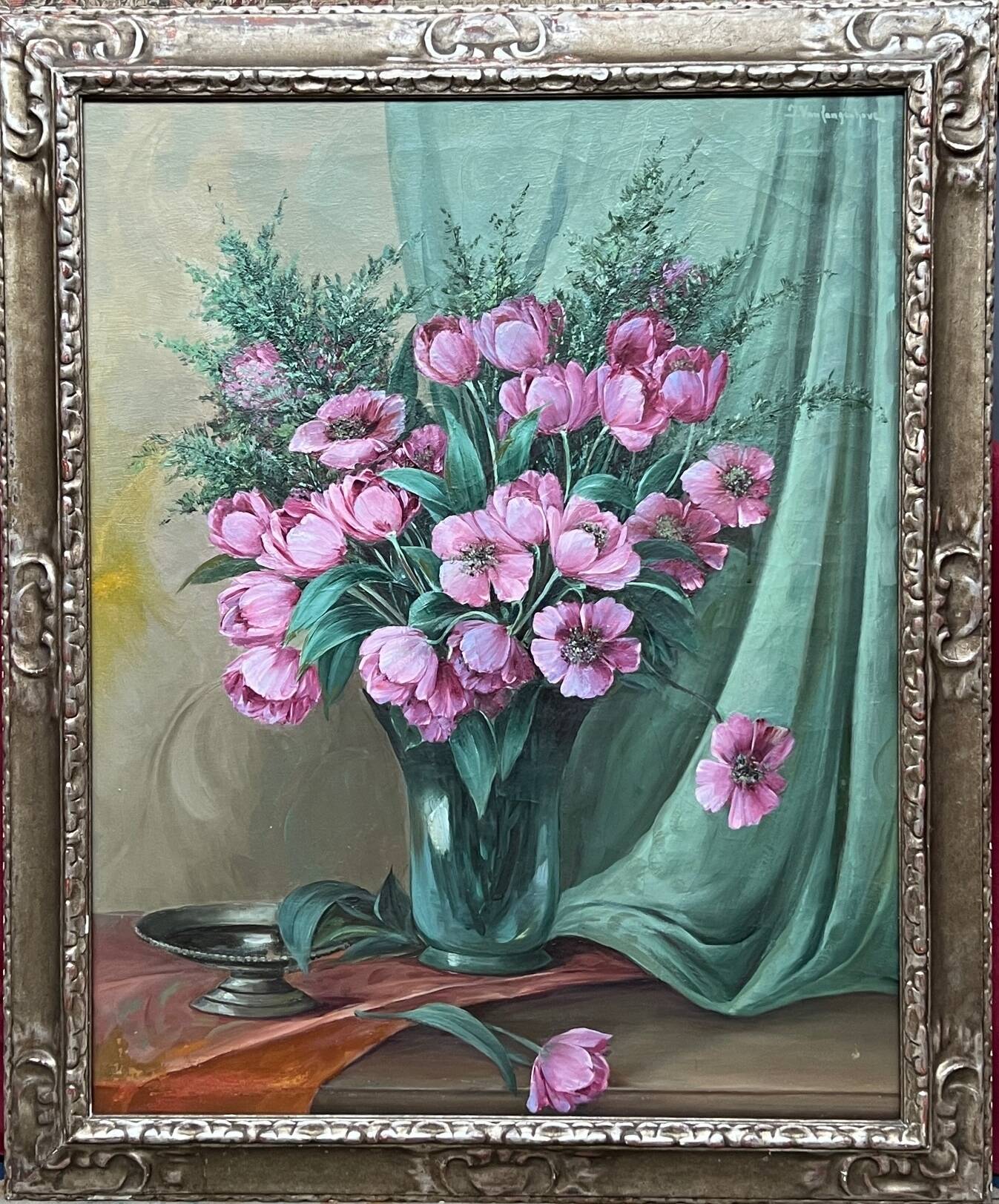 J.v. Langenhove. "Bouquet of flowers."