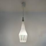 Scandinavian design opaline chandelier from the 60s
