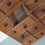 Meuble d'apothicaire en chêne hollandais, début du XXe siècle