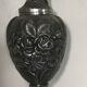 Ewer, Mauro Manetti art foundry, floral embossed decoration and bird's head handle