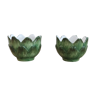 Duo de pots en forme d'artichaut
