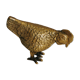 Vintage brass hen