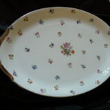 soup and porcelain dish Limoges floral decoration