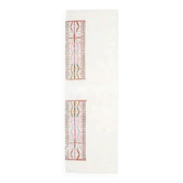 Tapis Kilim Vintage Turc Oushak Fait Main en Laine Coton Blanc 75x241