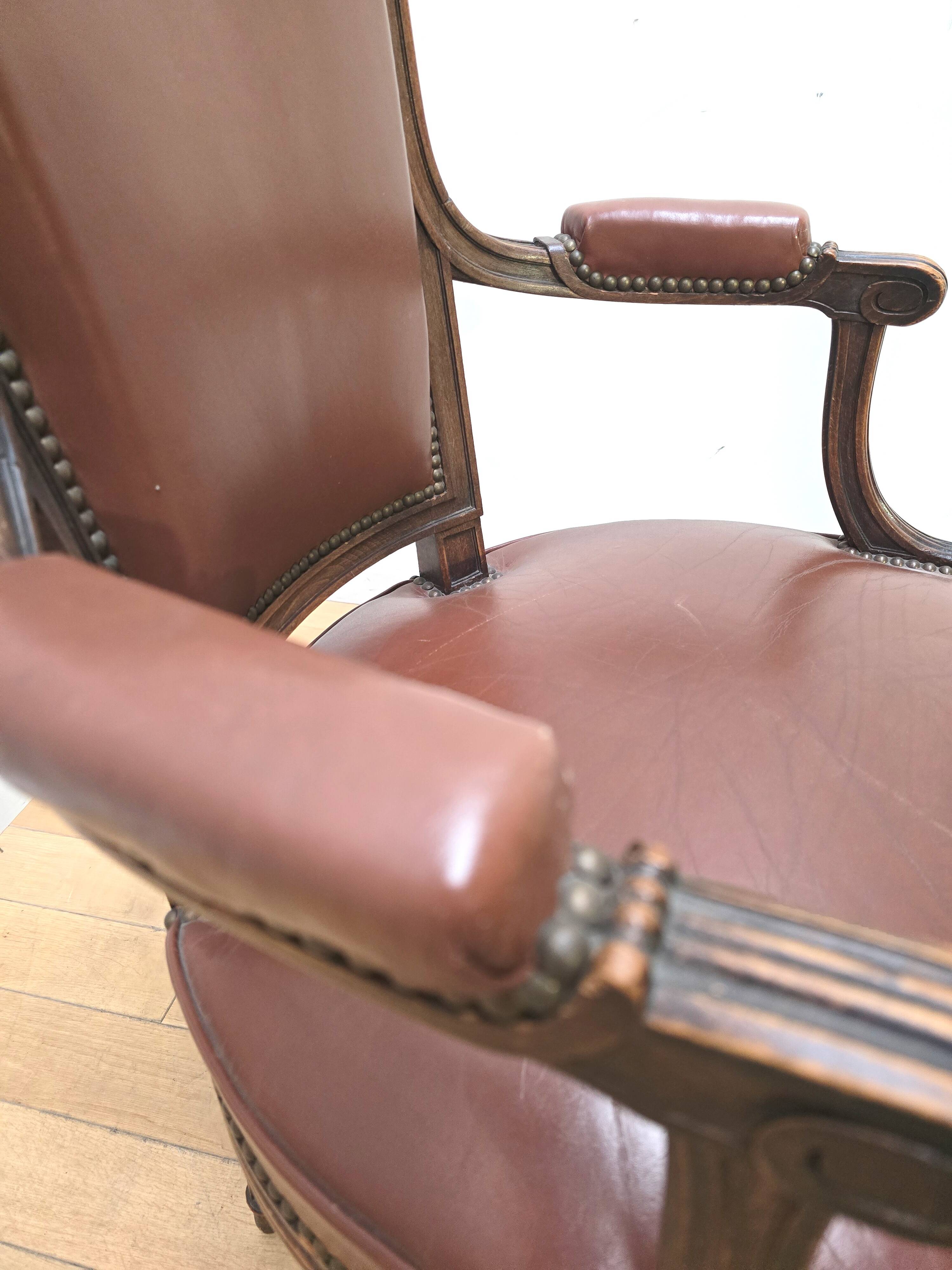 Set of 4 Empire style armchairs