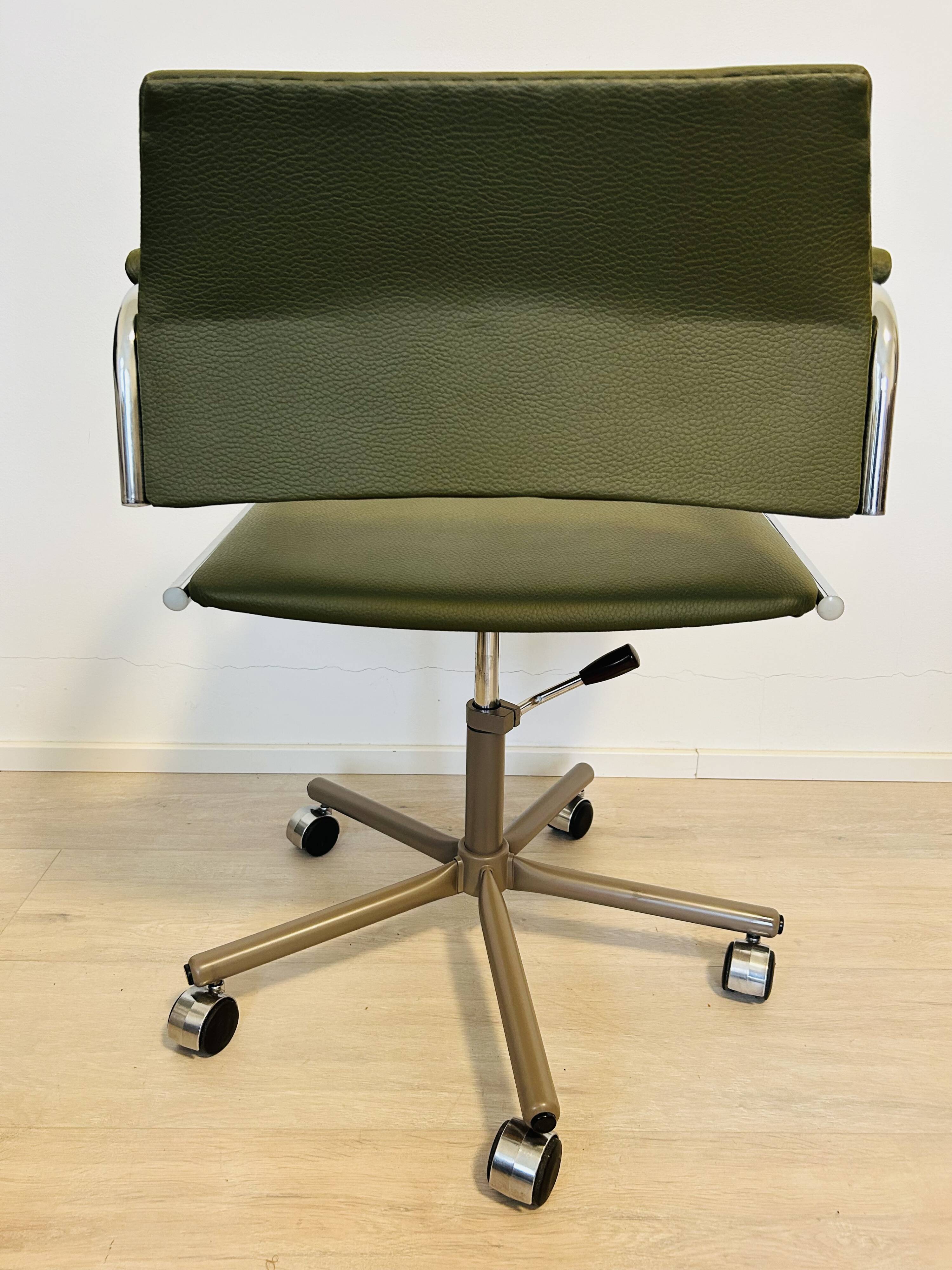 Vintage Fern Gray Office Chair by Kovona Model K-380, Czechoslovakia 1970’s