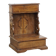 Banc d'église ancien en pin avec compartiments de rangement du 18e siècle
